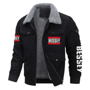 Bessey Tools Exclusive LogoThickened Corduroy Jacket Carpenter QTCAP020125A01BT - Black