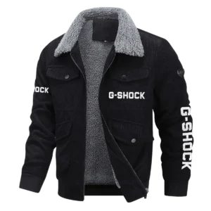 Casio G-Shock Exclusive LogoThickened Corduroy Jacket Carpenter QTCAP020125A01CGS - Black