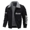 Grizzly Industrial Exclusive LogoThickened Corduroy Jacket Carpenter QTCAP020125A01GI - Gray