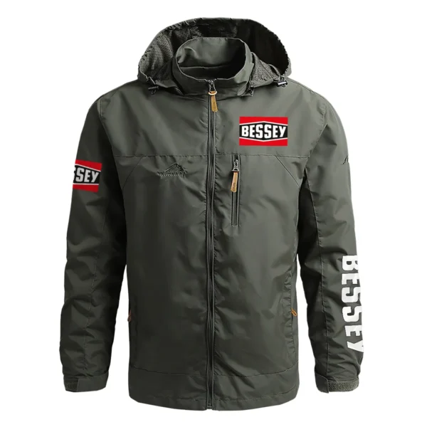 Bessey Tools Exclusive Logo Waterproof Outdoor Jacket Carpenter QTCAP311224A2BT - Army Green