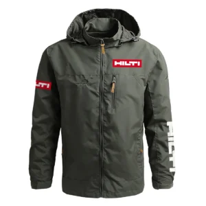 Hilti Exclusive Logo Waterproof Outdoor Jacket Carpenter QTCAP311224A2HIL - Army Green