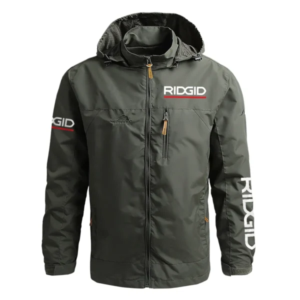 RIDGID Exclusive Logo Waterproof Outdoor Jacket Carpenter QTCAP311224A2RID - Army Green