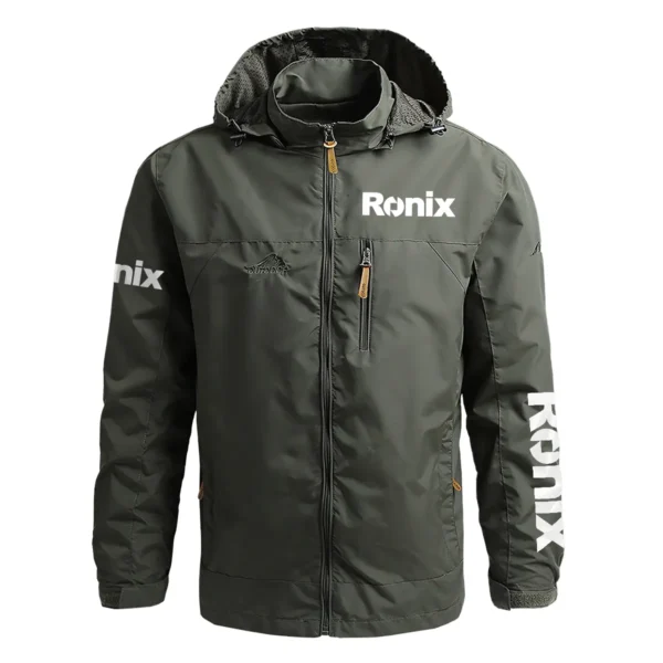 Ronix Exclusive Logo Waterproof Outdoor Jacket Carpenter QTCAP311224A2RO - Army Green