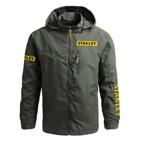 Stanley Exclusive Logo Waterproof Outdoor Jacket Carpenter QTCAP311224A2STA - Army Green