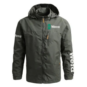 Wera Exclusive Logo Waterproof Outdoor Jacket Carpenter QTCAP311224A2WE - Army Green