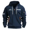 Ping The Players Championship Exclusive Logo Fashion Hoodie Half Zipper HOTPS101224A01PIHHZ - Black