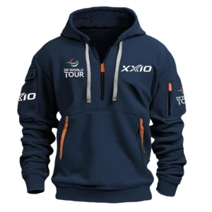 Special Release XXIO DP World Tour Hoodie Half Zipper HODP141124A01XX - Navy