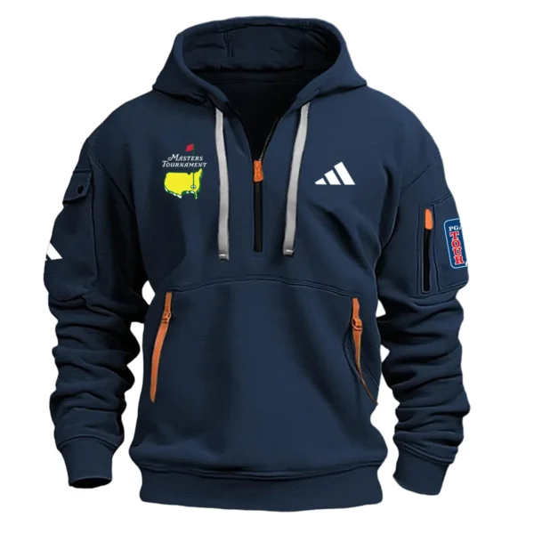 Special Release Adidas Masters Tournament Hoodie Half Zipper HOMT041124A1AD - Navy