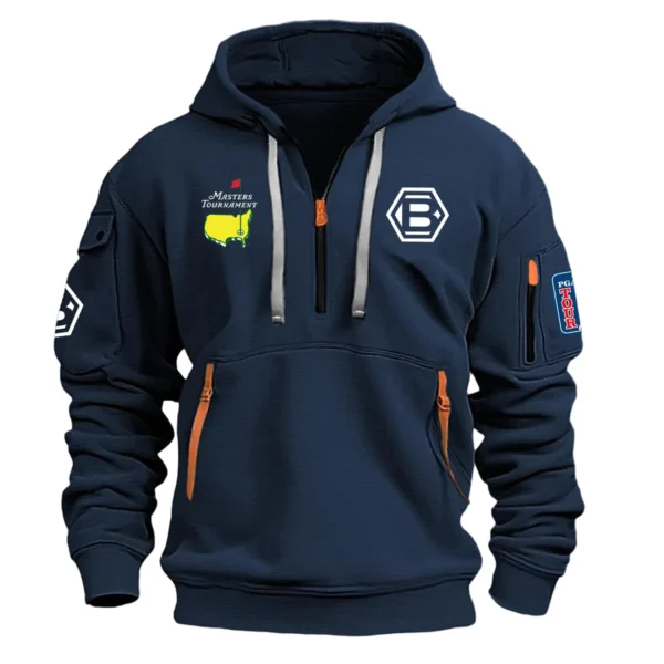 Special Release Bettinardi Golf Masters Tournament Hoodie Half Zipper HOMT041124A1BG - Navy