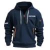 Diamondback Exclusive Logo Hoodie Half Zipper Carpenter Fans Loves QTCAP020125A02DIA - Black