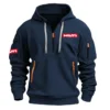 Metabo HPT Exclusive Logo Hoodie Half Zipper Carpenter Fans Loves QTCAP020125A02HPT - Black