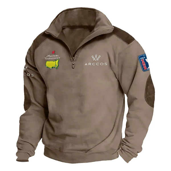 Arccos Golf Masters Tournament Exclusive Logo Tactical Quarter-Zip Sweatshirt Gift For Loves HO100125A1MTAR - Brown