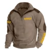 DeWalt Carpenter Exclusive Logo Tactical Quarter-Zip Sweatshirt Gift For Loves QTCAP180125A1DW - Dark Gray