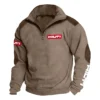 Hilti Carpenter Exclusive Logo Tactical Quarter-Zip Sweatshirt Gift For Loves QTCAP180125A1HIL - Milky White