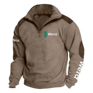 Wera Carpenter Exclusive Logo Tactical Quarter-Zip Sweatshirt Gift For Loves QTCAP180125A1WE - Brown