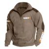 Worx Carpenter Exclusive Logo Tactical Quarter-Zip Sweatshirt Gift For Loves QTCAP180125A1WOR - Dark Gray