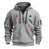 Adidas 125th U.S. Open Exclusive Logo Hoodie Half Zipper HO041124A1ADUSG - Black