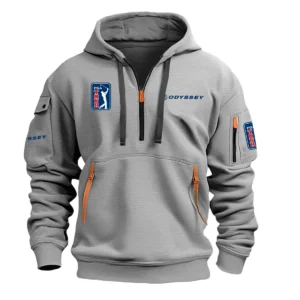 Odyssey PGA Tour Champions Exclusive Logo Hoodie Half Zipper HO041124A1ODPGA - Gray