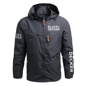 Black and Decker Exclusive Logo Waterproof Outdoor Jacket Carpenter QTCAP311224A2BD - Gray