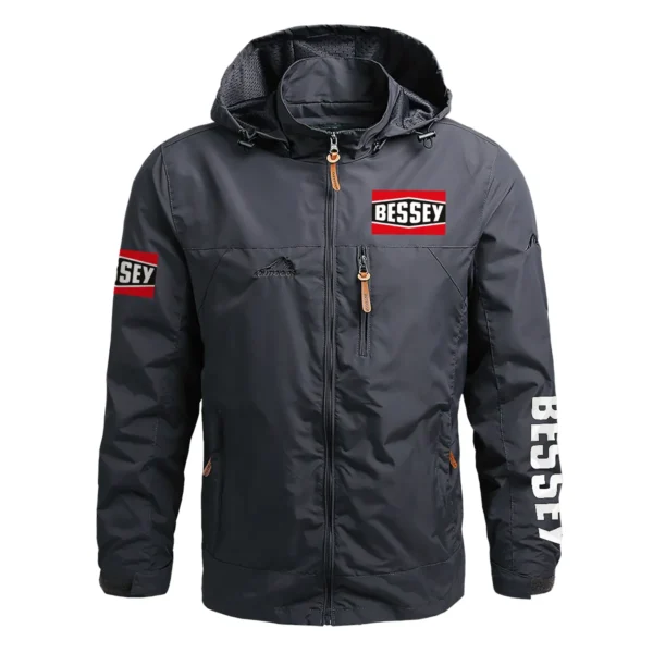 Bessey Tools Exclusive Logo Waterproof Outdoor Jacket Carpenter QTCAP311224A2BT - Gray