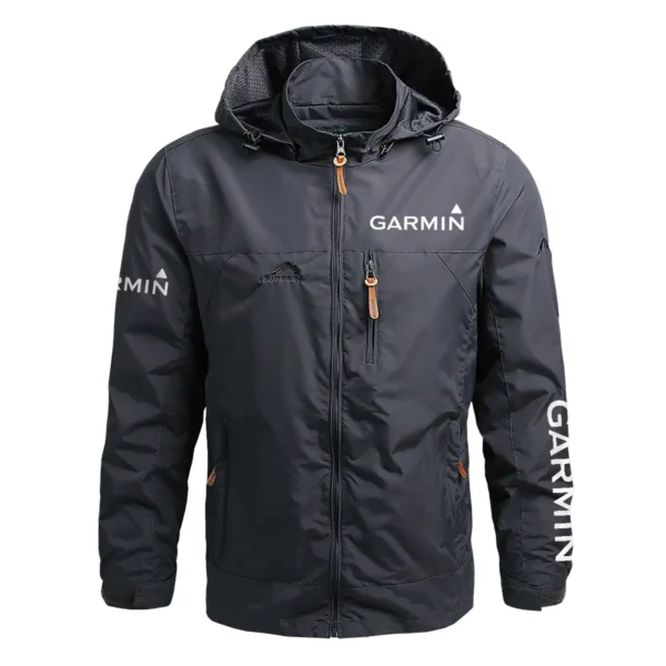 Garmin Exclusive Logo Waterproof Outdoor Jacket Carpenter QTCAP311224A2GA - Gray