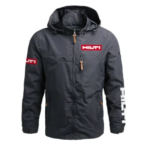 Hilti Exclusive Logo Waterproof Outdoor Jacket Carpenter QTCAP311224A2HIL - Gray