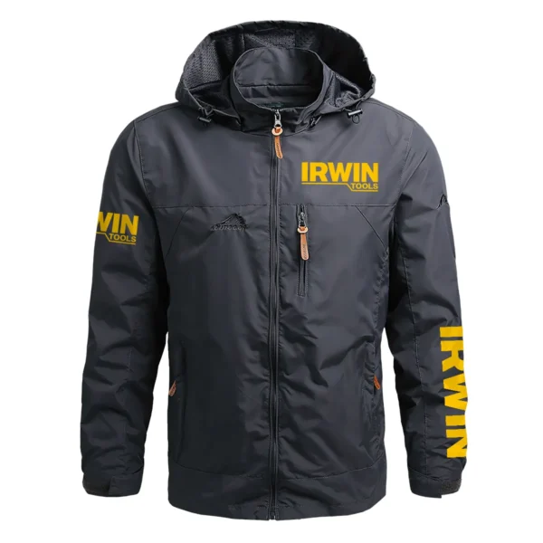 Irwin Tools Exclusive Logo Waterproof Outdoor Jacket Carpenter QTCAP311224A2IT - Gray