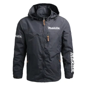 Makita Exclusive Logo Waterproof Outdoor Jacket Carpenter QTCAP311224A2MAK - Gray