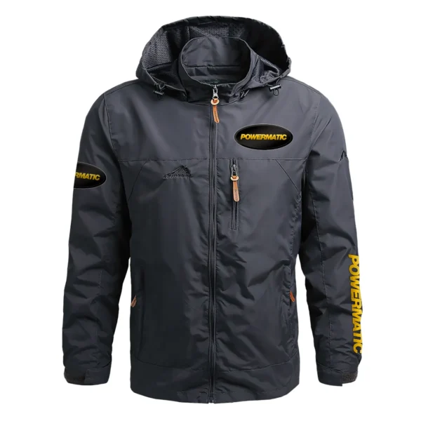 Powermatic Exclusive Logo Waterproof Outdoor Jacket Carpenter QTCAP311224A2PO - Gray