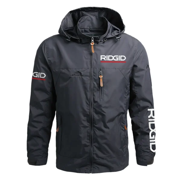 RIDGID Exclusive Logo Waterproof Outdoor Jacket Carpenter QTCAP311224A2RID - Gray