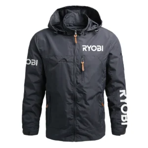 Ryobi Exclusive Logo Waterproof Outdoor Jacket Carpenter QTCAP311224A2RY - Gray