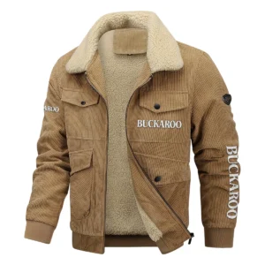 Buckaroo Belts Exclusive LogoThickened Corduroy Jacket Carpenter QTCAP020125A01BB - Khaki