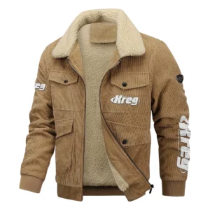 Kreg Tool Exclusive LogoThickened Corduroy Jacket Carpenter QTCAP020125A01KT - Khaki