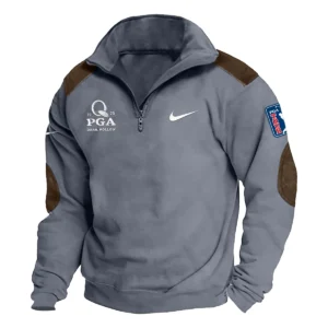 Nike 2025 PGA Championship Exclusive Logo Tactical Quarter-Zip Sweatshirt Gift For Loves HO100125A1PGCNK - Dark Gray