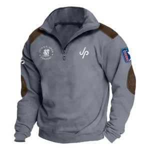 JP Golf 125th U.S. Open Exclusive Logo Tactical Quarter-Zip Sweatshirt Gift For Loves HO100125A1USGJP - Dark Gray