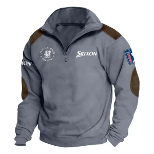 Srixon 125th U.S. Open Exclusive Logo Tactical Quarter-Zip Sweatshirt Gift For Loves HO100125A1USGSR - Dark Gray