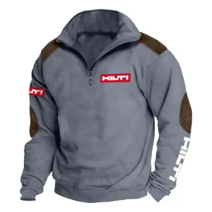 Hilti Carpenter Exclusive Logo Tactical Quarter-Zip Sweatshirt Gift For Loves QTCAP180125A1HIL - Dark Gray