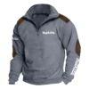 Makita Carpenter Exclusive Logo Tactical Quarter-Zip Sweatshirt Gift For Loves QTCAP180125A1MAK - Brown