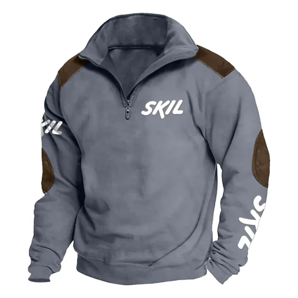 Skil Carpenter Exclusive Logo Tactical Quarter-Zip Sweatshirt Gift For Loves QTCAP180125A1SK - Dark Gray