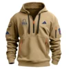 Adidas 2025 PGA Championship Exclusive Logo Hoodie Half Zipper HO041124A1ADPGC - Gray