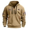 Adidas The Open Championship Exclusive Logo Hoodie Half Zipper HO041124A1ADTOP - Gray