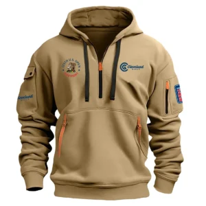 Cleveland Golf 125th U.S. Open Exclusive Logo Hoodie Half Zipper HO041124A1CLUSG - Khaki