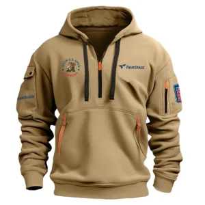 Tourstage 125th U.S. Open Exclusive Logo Hoodie Half Zipper HO041124A1TOUUSG - Khaki