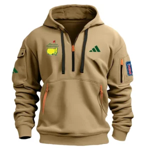 Special Release Adidas Masters Tournament Hoodie Half Zipper HOMT041124A1AD - Khaki