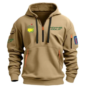 Special Release Adams Golf Masters Tournament Hoodie Half Zipper HOMT041124A1AG - Khaki