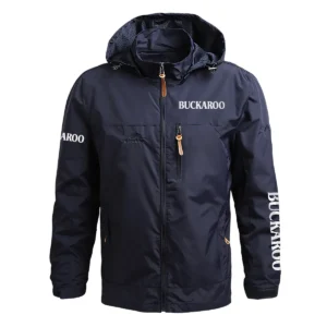 Buckaroo Belts Exclusive Logo Waterproof Outdoor Jacket Carpenter QTCAP311224A2BB - Blue