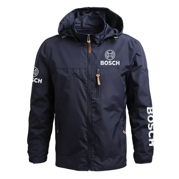 Bosch Exclusive Logo Waterproof Outdoor Jacket Carpenter QTCAP311224A2BOS - Blue