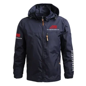 Diamondback Exclusive Logo Waterproof Outdoor Jacket Carpenter QTCAP311224A2DIA - Blue