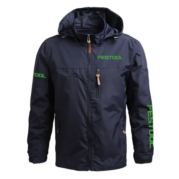 Festool Exclusive Logo Waterproof Outdoor Jacket Carpenter QTCAP311224A2FES - Blue