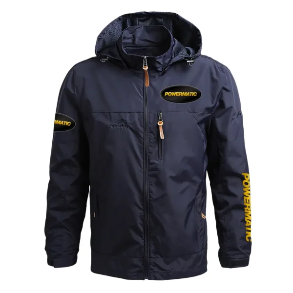 Powermatic Exclusive Logo Waterproof Outdoor Jacket Carpenter QTCAP311224A2PO - Blue